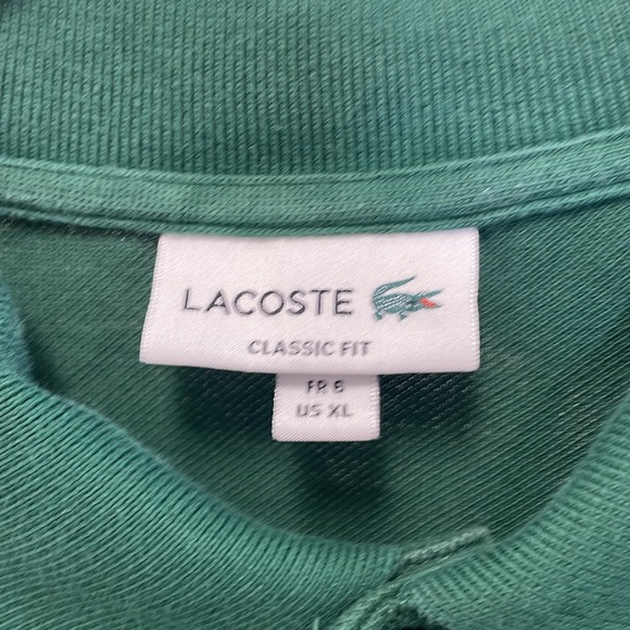 Lacoste - Short Sleeve Preppy Polo - Grey - XL - Picture 2 of 10
